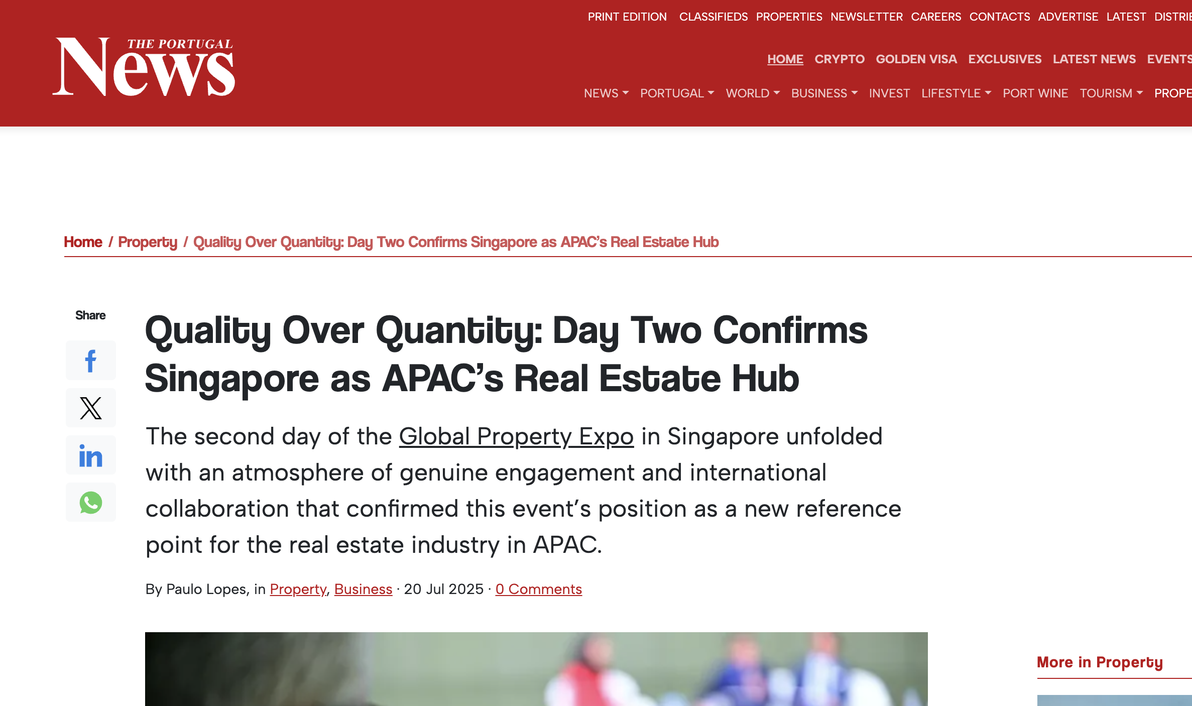 Portugal News article